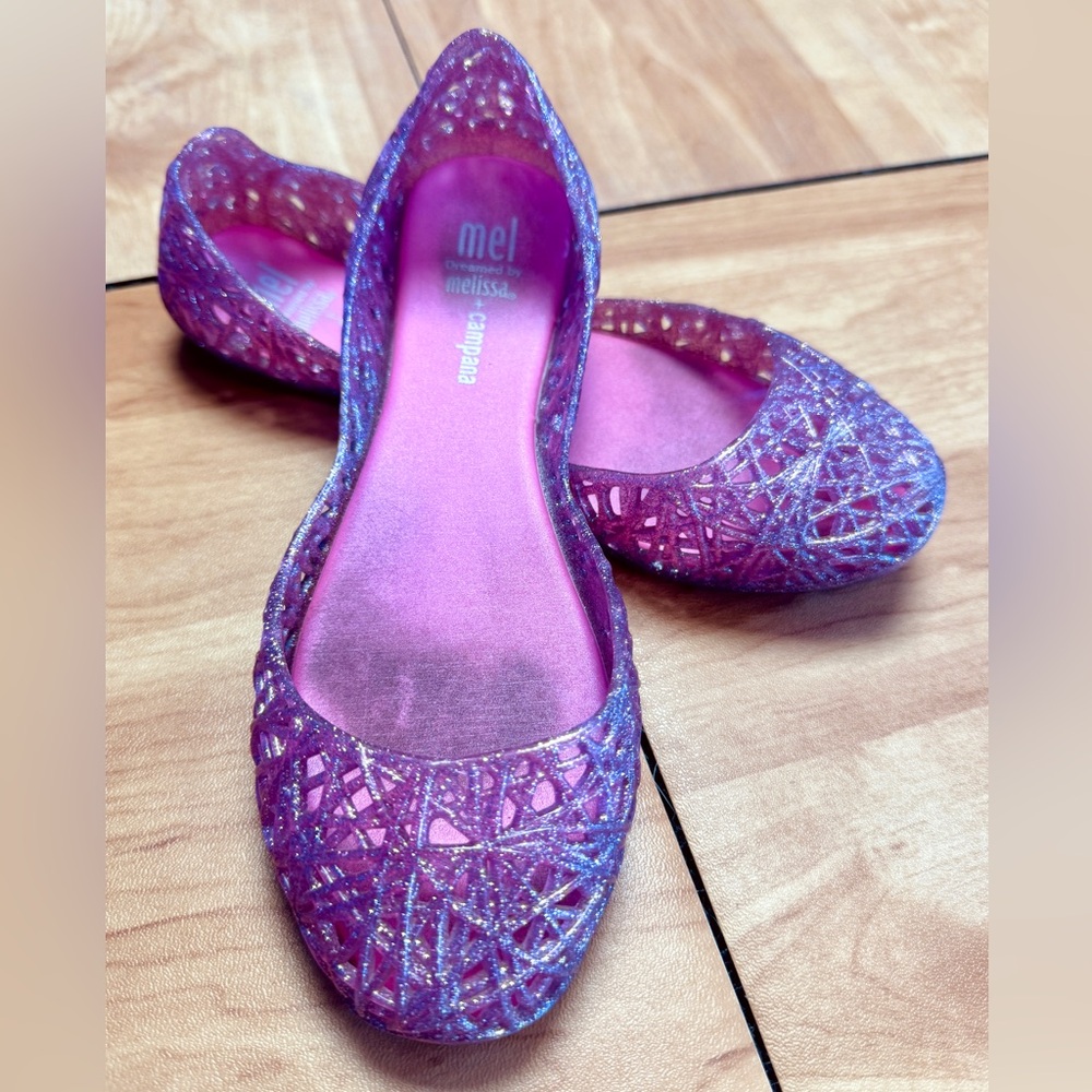 Mini Melissa Campana pink sparkle 2